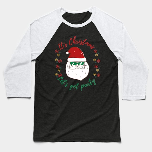 Christmas next day delivery Baseball T-Shirt by Bravery